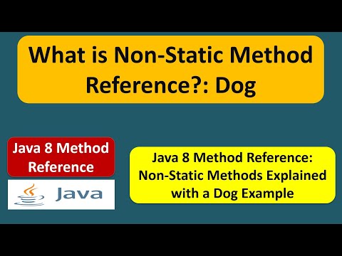 What Is Non Static Method Reference Dog Java 8 Method Reference