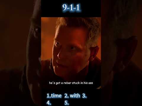 🎬9-1-1(S1E3)—He Survived a Rebar Through His Head…#shorts