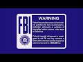 Blue FBI Warning Screens 2003 2006 Widescreen DVD Quality