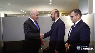 Встреча министра иностранных дел и международной торговли Армении с Верховным комиссаром ООН по делам беженцев