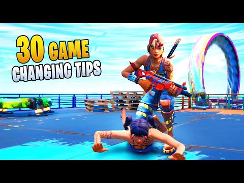 30 RAPID-FIRE Fortnite Tips THAT YOU NEED TO KNOW To IMPROVE FAST!