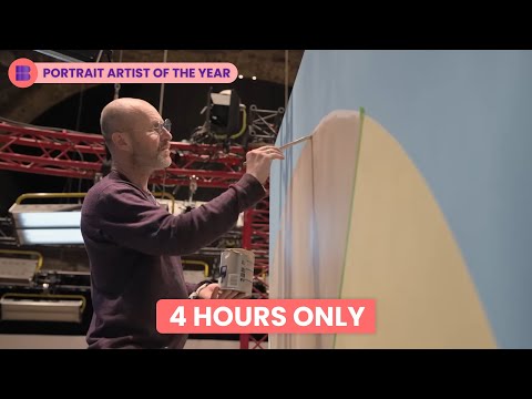 Andy Cole Rosie Jones Linton Portrait Challenge