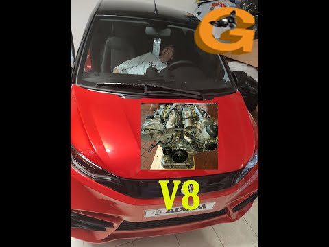 La Mia Aixam SWAP da 2 Cilindri in Linea 500CC a V8 8200 CC :)