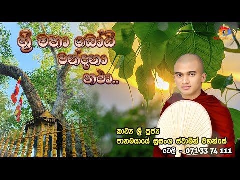 sri maha bodhi wandana gatha ( ශ්‍රි මහා බෝධි වන්දනා ගථා )