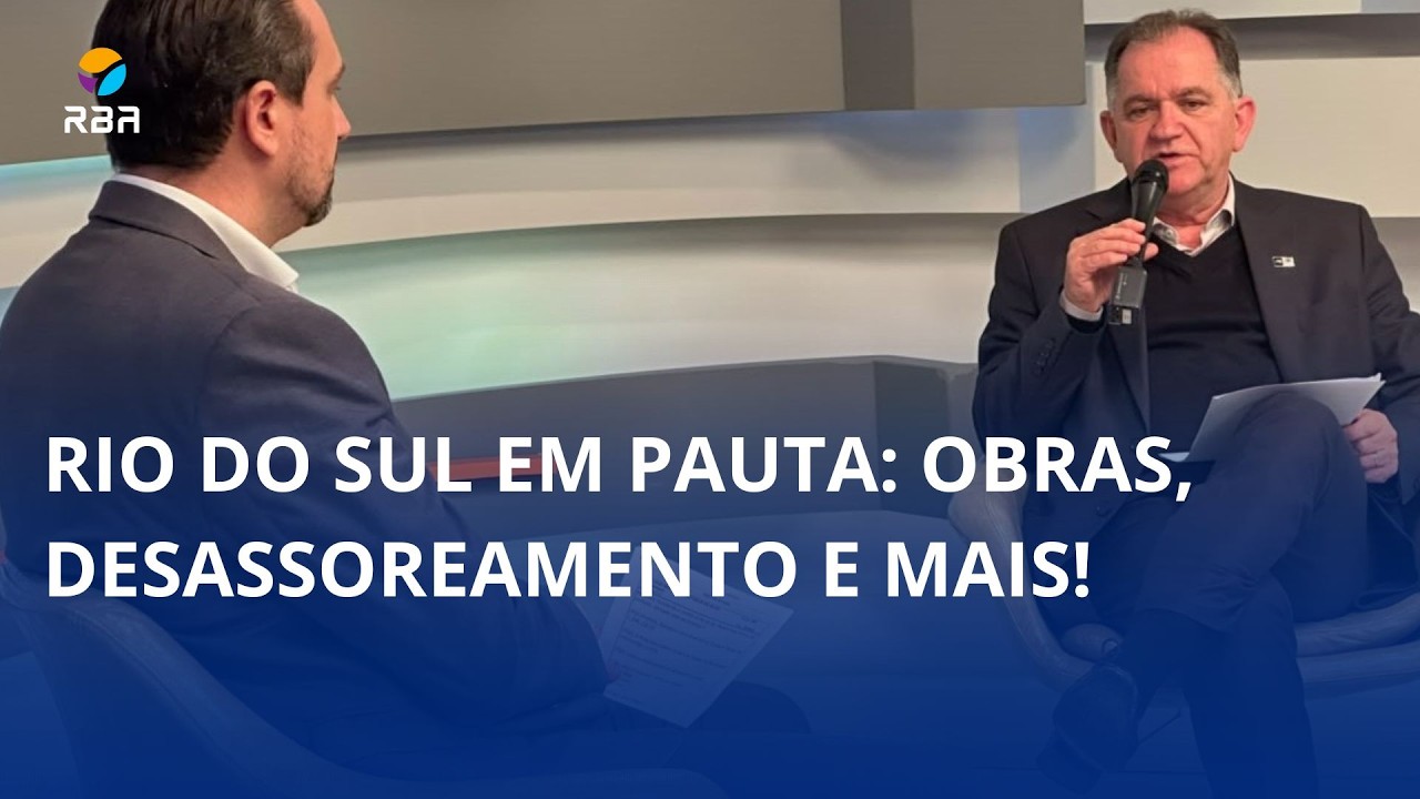 Rio do Sul em pauta: obras, desassoreamento de ribeirões e mais!