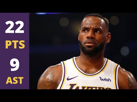 LeBron James Highlights vs Jazz - 22 Points, 8 Rebounds, 9 Assists!
