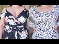 Bloom Chic Plus Size Floral And Animal Print Dress Haul Ruby Red