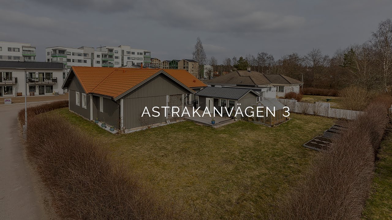7 rum Villa på Astrakanvägen 3 Växjö Hovshaga Växjö kommun - video
