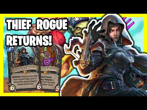 NO ONE is Prepared for Tess Rogue! Across the Timeways Hearthstone Rogue Deck