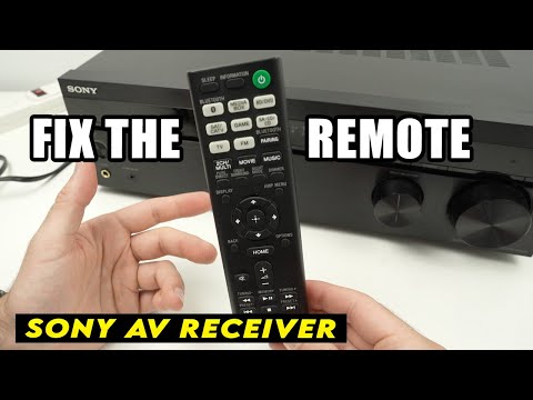 Sony AV Receiver : How to Fix The Remote Control