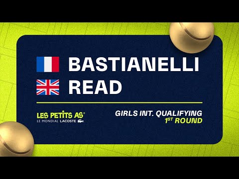 Les Petits As 2023 | Girls International Qualifications 1R | Mila Bastianelli vs. Gabby Read