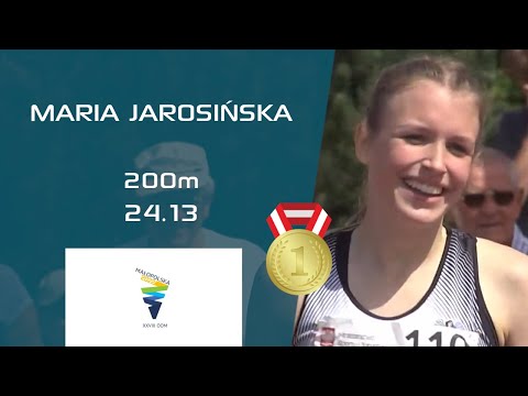 MARIA JAROSIŃSKA | 200m 🏃‍♀️ | U18 🇵🇱 ATHLETICS CHAMPIONSHIPS - BIELSKO-BIAŁA 2022 #200m  #dash