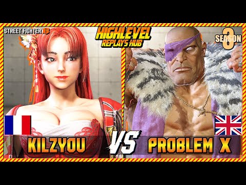 STREET FIGHTER 6 ▰ KILZYOU (MAI) vs PROBLEM X (Sagat) ▰ SF6 High Level Gameplay