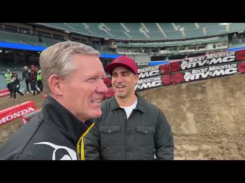 Dunlop Motorcycle Tires Track Walk - Anaheim 1 2023