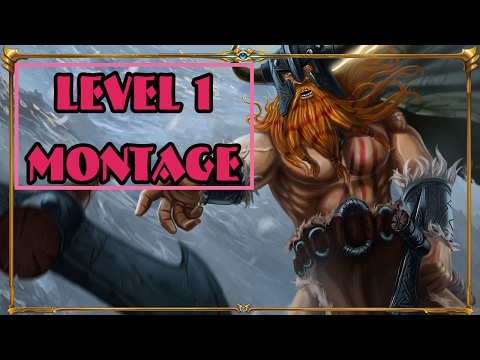 LEVEL 1 Montage - level 1 pentakill - League of Legends