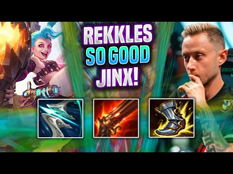 REKKLES IS SO GOOD WITH JINX! - KC Rekkles Plays Jinx ADC vs Varus! | Season 2022