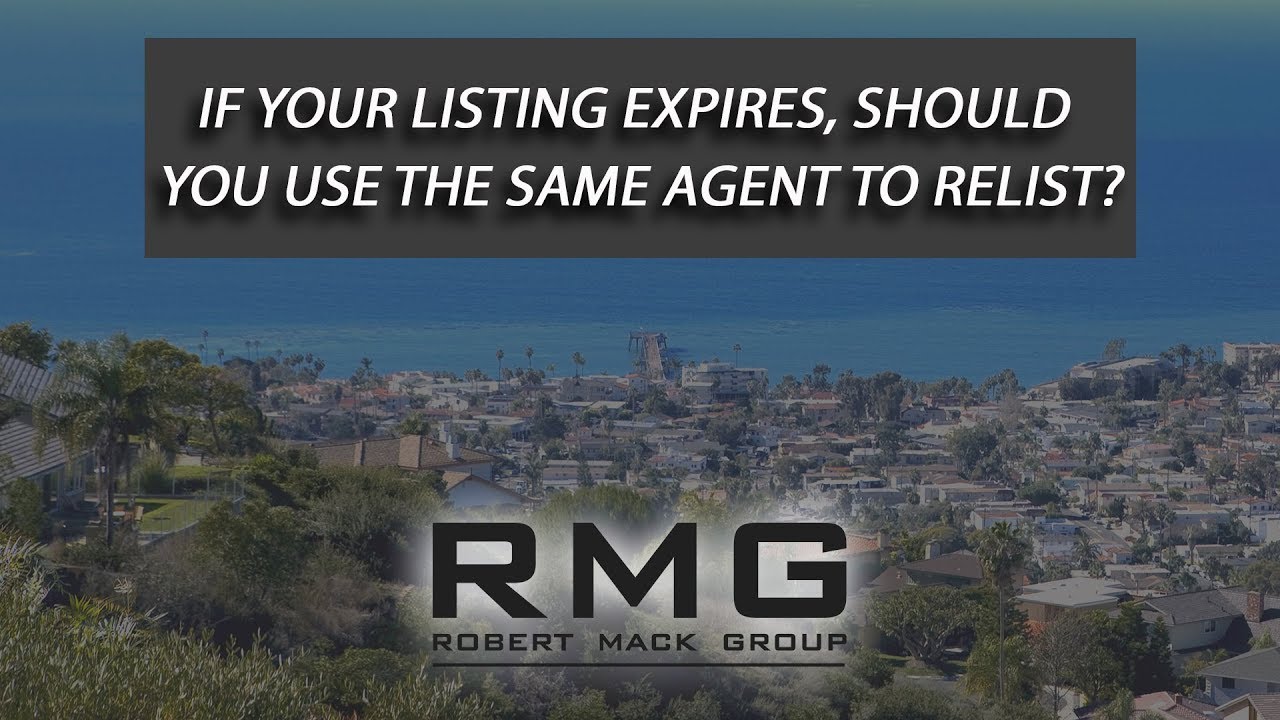 If Your Listing Expires, Should You Use the Same Agent to Relist?