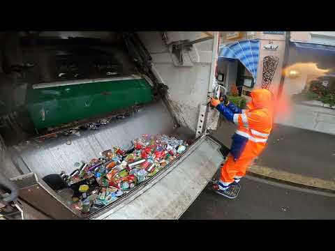 Bin Man GoPro POV – What Really Happens on Trash Day!