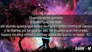 QUERIDA ALMA GEMELA [PORTA] LETRA