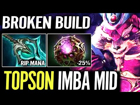 Topson Pangolier Rolling Ball 100% DELETED Enemy's Mana - Dota 2 Pro Gameplay