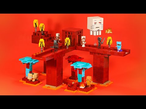 GIANT Lego MINECRAFT Nether Fortress