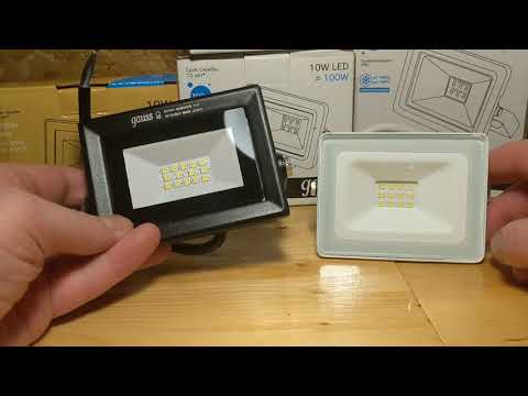 Прожектор светодиодный Gauss Elementary 20W 1700lm IP65 6500К ПРОМО G2 черный 