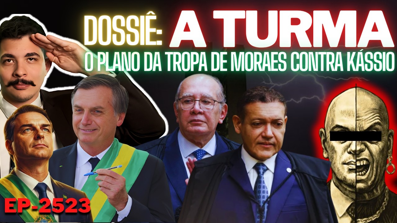 Dossiê: A TURMA - O Plano da TROPA de Moraes Contra Kássio. Vão Deixar FLÁVIO na CHUVA Igual Jair?