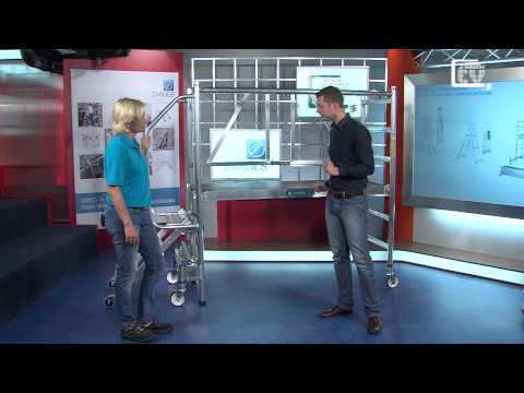 ZARGES Arbeitsplattformen bei Betriebseinrichter TV