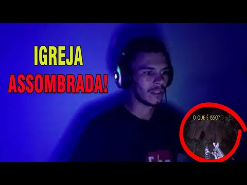 Reagindo COISA ESTRANHA DENTRO DA IGREJA ASSOMBRADA - Caçadores de Lendas (RENATO GARCIA)