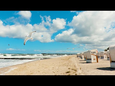 Kühlungsborn das Wochenende 16.07.2022, "etwas stürmisch an der Ostsee"