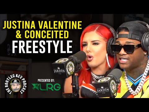 Justina Valentine & Conceited Freestyle Over 'Quiet Storm' Beat on The Bootleg Kev Podcast