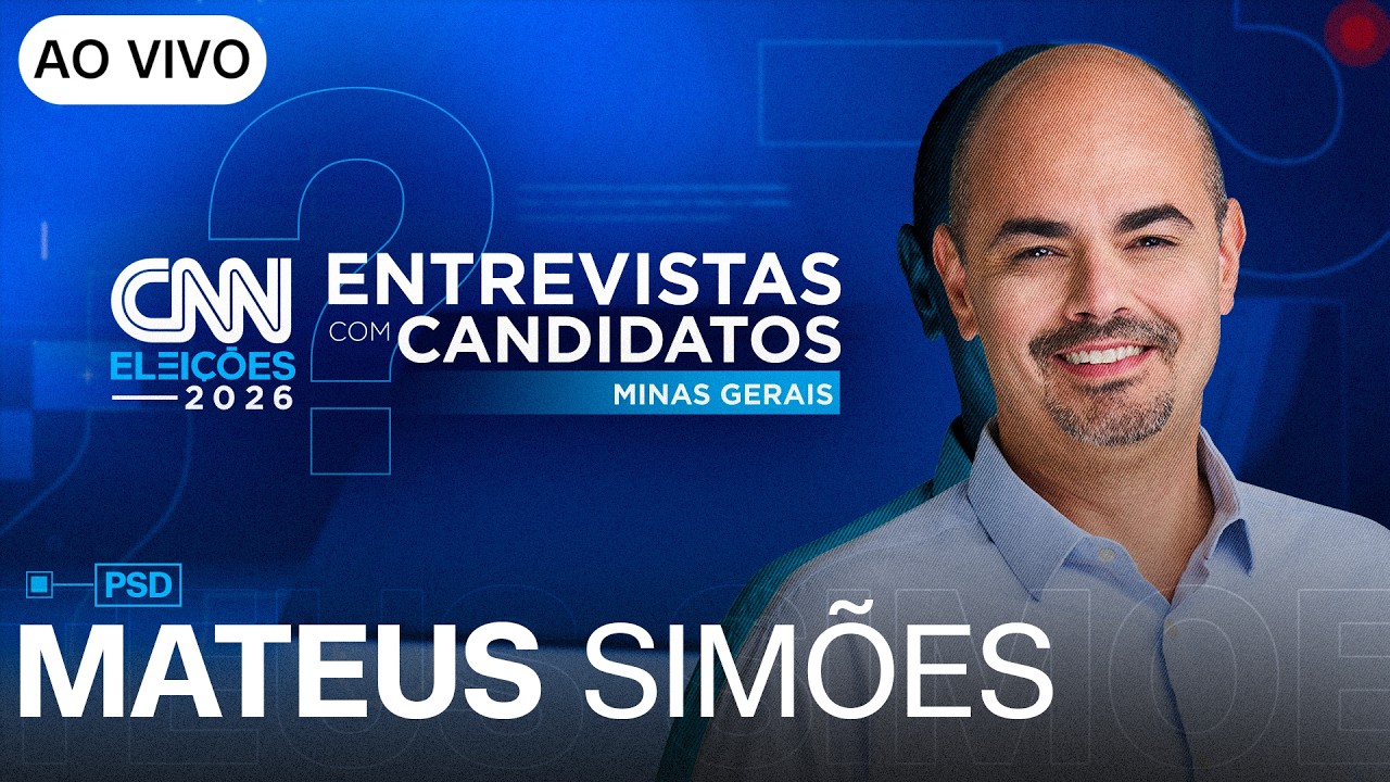 AO VIVO: ENTREVISTA COM MATEUS SIMÕES (PSD) AO GOVERNO DE MINAS GERAIS | CNN ELEIÇÕES
