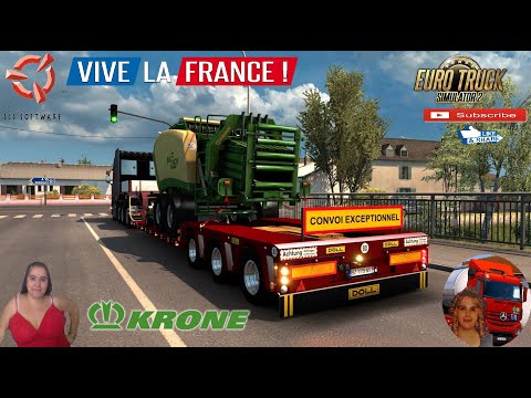 Euro Truck Simulator 2 (1.38 Open Beta) Heavy Delivery to Nantes Vive la France DLC + DLC's & Mods