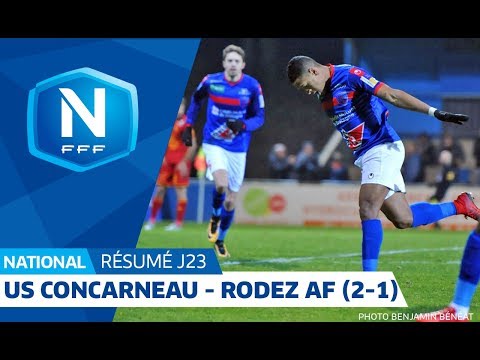 J23 : US Concarneau - Rodez AF (2-1), le résumé I FFF 2018