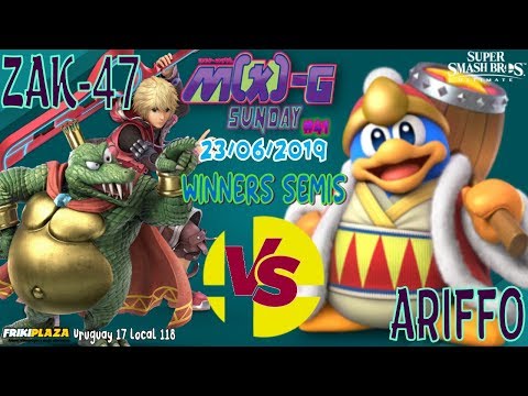 zAk-47 (King K Rool, Shulk) vs Ariffo (King Dedede) Winners Semis MKSunday #41