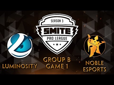 SMITE Pro League Fall Split Group B - Luminosity vs. Noble eSports  (Game 1)