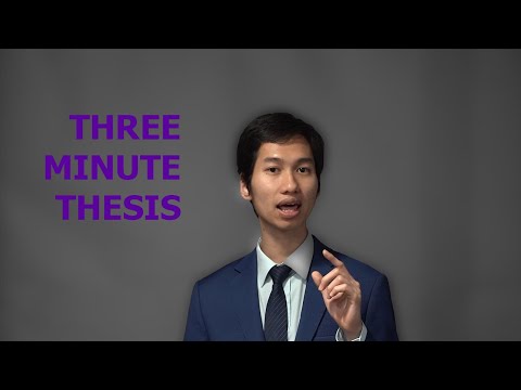 Three Minute Thesis (3MT) 2020 - Runner-Up - Xuan Truong Trinh