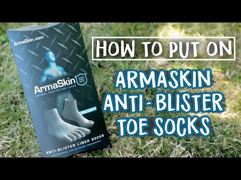 How to Put On Armaskin Anti-Blister Toe Socks