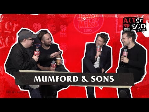 Mumford & Sons Talks With Woody & Harms Backstage at ALTer Ego