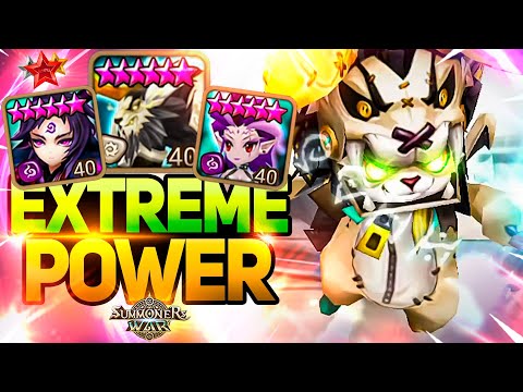 His FULL LD TEAM SCARES GUARDIAN PLAYERS in Summoners War