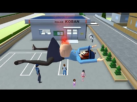 Police Girl pregnant Giving Birth at Police Station 😱😱 | #sakuraschoolsimulator #trending #action