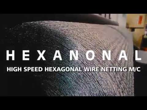 High Speed Hexagonal Wire Netting Machine / Maquina de Malla Hexagonal