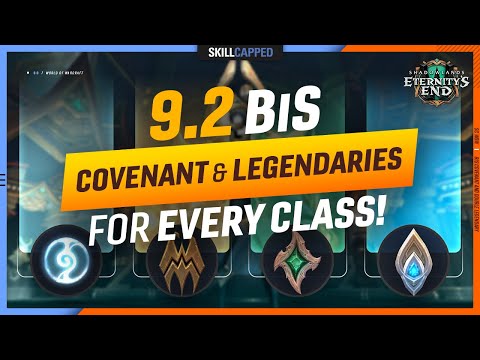 9.2 BiS COVENANT & DOUBLE LEGENDARY for EVERY CLASS! | Shadowlands PvP Guide