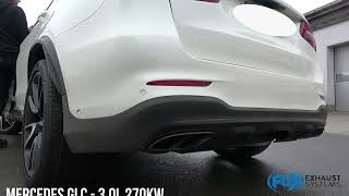 Video: FOX Edelstahl Duplex Sportauspuff Mercedes GLC 43 AMG X253/C253