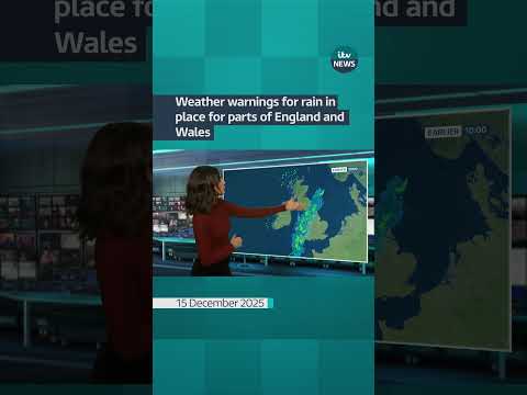 Weather warnings for rain in place for parts of England and Wales | ITV News