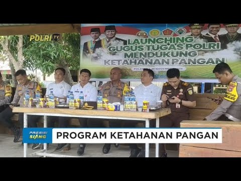 KAPOLRES POLMAN IKUTI LAUNCHING GUGUS TUGAS KETAHANAN PANGAN