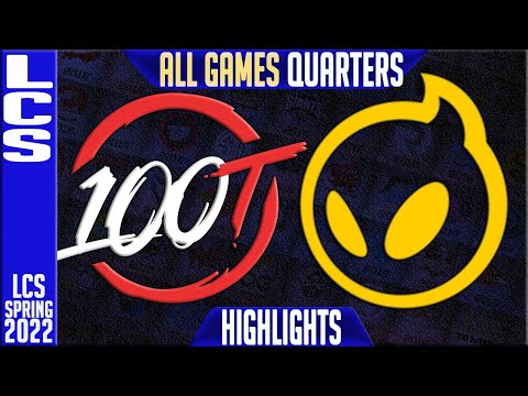 100 vs DIG Highlights ALL GAMES | LCS Lock In Quarterfinals | 100 Thieves vs Dignitas