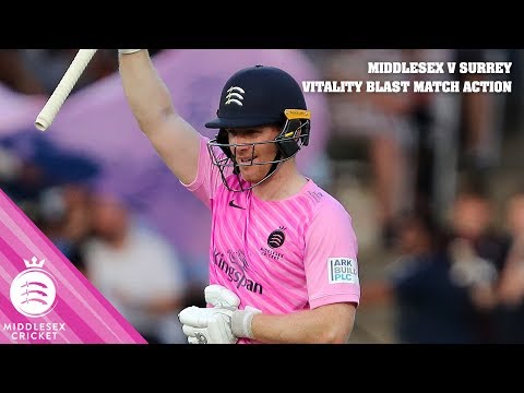 MIDDLESEX SECURE DERBY DOUBLE | MIDDLESEX v SURREY | VITALITY BLAST MATCH ACTION