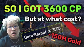So I Spent 150 MILLION Gold and My Sanity for 3600 Champion Points (Max) | The Elder Scrolls Online