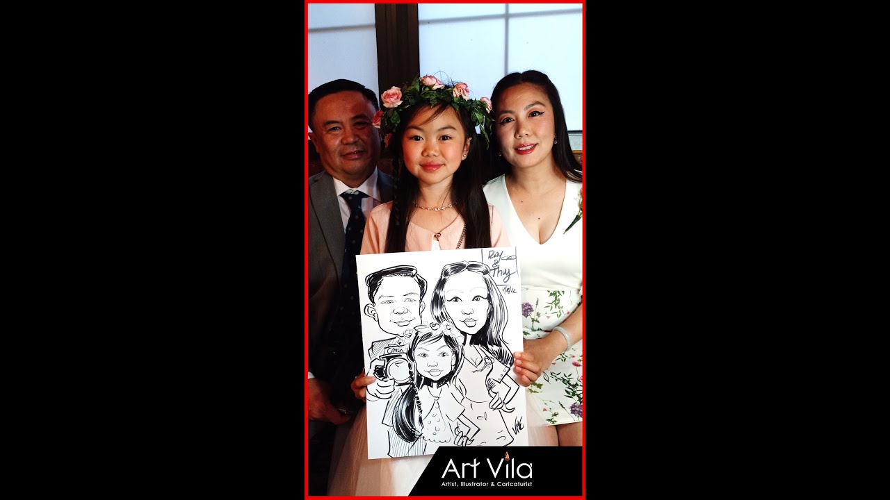 Promotional video thumbnail 4 for Art Vila, Caricaturist & Illustrator